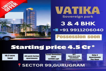 Vatika Sovereign Park: A Blend of Luxury and Nature in Gurugram's Sector 99