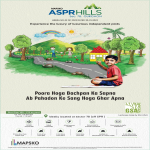 Experience the luxury of luxurious independent plots at Mapsko Aspr Hills, Gurgaon