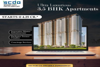 SCDA Smart City's Opulent 3.5 BHK Apartments Elevate Living Near Delhi Airport