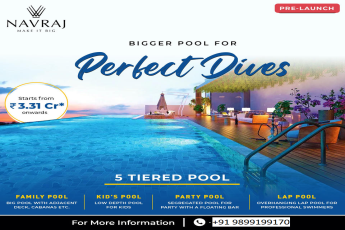 Dive into Luxury: Navraj Presents the 5-Tiered Pool Experience Starting at ?3.31 Cr*