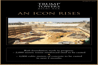 Construction update of Trump Tower in Sector 65, Gurgaon