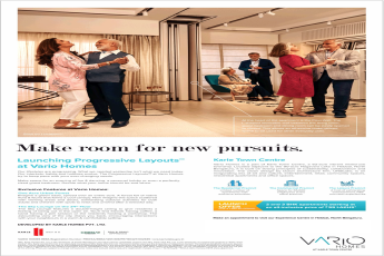 Launching progressive layouts at Karle Vario Homes in Bangalore
