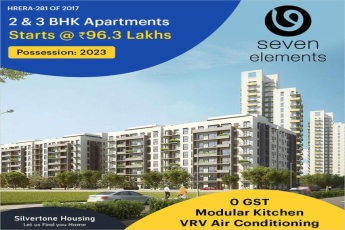 Book 2 and 3 BHK apartments price starts Rs 96.3 Lac at Vatika Seven Elements, Gurgaon