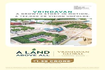 Discover the Future at Vrindavan Global by House of Abhinandan Lodha, Starting at ₹1.39 Crore