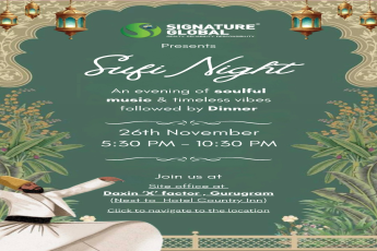 Join us for a Sufi Night at Daxin X Factor, Signature Global, 26th Nov