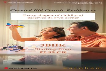 Discover Kid Centric Residences at Aaroham, Sector 80, Gurgaon - Starting at ₹2.99 CR