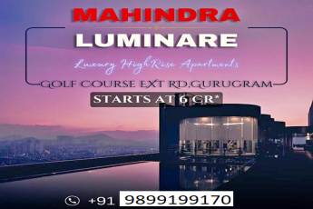 Mahindra Luminare: Redefining Luxury with High-Rise Apartments on Golf Course Ext Rd, Gurugram