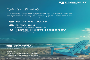 Join Provident Housing's Exclusive Event, 19 June 2025, 6:30 PM, Hotel Hyatt Regency, Gurugram