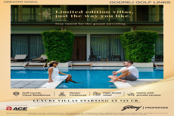 Luxury villas starting Rs 25 Cr at Godrej Golf Links in Greater Noida