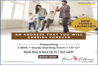 ATS Homekraft Introduces Floral Pathways: Luxurious Living at Ghaziabad's New Tower