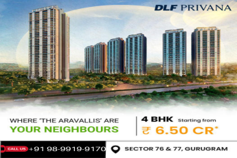 Embrace the Serenity of Nature at DLF Privana: Luxurious 4 BHK Residences in Sectors 76 & 77, Gurugram