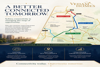 Explore New Connectivity at Vedam Homes || Discover Improved Access in Sohna || Unlock Growth with Vedam Homes