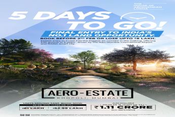 Final Days: Invest in Aero-Estate, Khopoli, Mumbai, Starting at ₹52.99 Lakh - Book by 2nd Feb!
