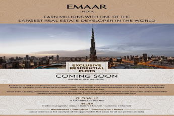 Emaar residential plots  coming soon in Jaipur Ajmer Highway