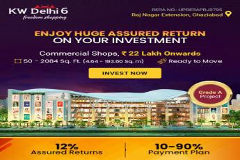 Invest and earn upto 12% of assured returns at KW Delhi 6, Ghaziabad