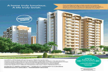 Possession started at Trimurty Ariana in Jaipur