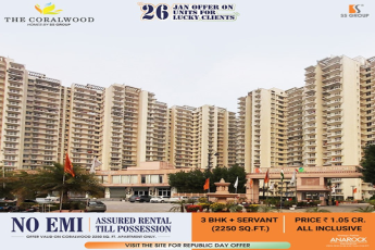No EMI assured rental till possession at SS The Coralwood in Sector 84, Gurgaon