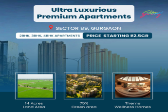 Embrace Serenity at Godrej's Ultra Luxurious Premium Apartments in Sector 89, Gurugram