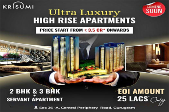 Krisumi's High Rise Marvel: Luxury Living in Gurugram's Heart