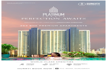 Experience Elite Living at Platinum Towers, M.G. Road, Gurugram by Suncity Projects