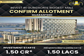 Elan's New Venture: Secure a Spot in Gurgaon's Largest Mall in Sector 82