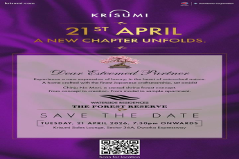 Save the Date for Krisumi's Latest Offering || Krisumi Unveils a New Chapter || Experience The Forest Reserve Launch