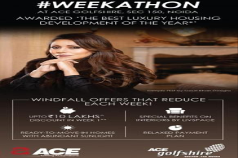 Weekathon awarded the best luxury housing development of the year at Ace Golf Shire, Noida
