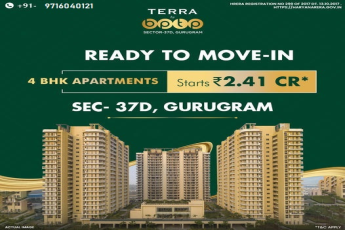 Terra Group's Prime 4 BHK Residences in Sec-37D, Gurugram: A Move-In Ready Marvel