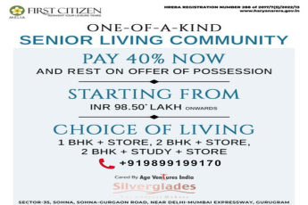 Discover Senior Living Excellence at First Citizen by Silverglades in Sector-35, Sohna, Gurgaon