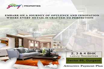 Discover Exquisite Living at Godrej Properties: Premium 2, 3 & 4 BHK Residences in Sector 89, Gurgaon