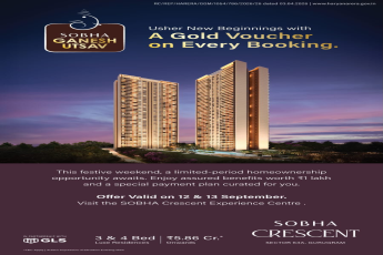 Secure Your Gold Voucher at SOBHA Crescent! || Limited Offer at SOBHA Crescent, Gurugram! || Discover Luxurious Living at SOBHA Crescent!