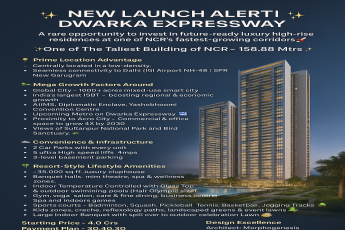 Invest in Iconic High-Rise Residences, Starting at 4.0 Crs, on Dwarka Expressway