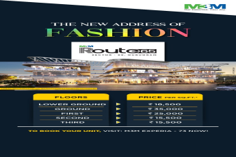 Price list at M3M Route 65 in Sector 65, Gurgaon