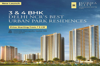 Luxurious large sized superior homes at Sobha City in Dwarka Expressway, Gurgaon
