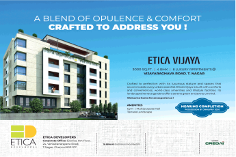 4 BHK luxury apartment at Etica Vijiya, Chennai