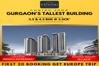 Reach New Heights with Krisumi Corporation's Upcoming Tallest Building in Gurgaon