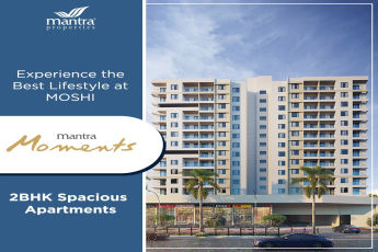 Book 2 BHK spacious apartments at Mantra Moments in Moshi, Pune