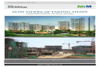 Construction updates of M3M Sierra