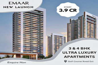 Emaar's Latest Gem: Ultra Luxury 3 & 4 BHK Apartments Starting at 3.9 CR on Golf Course Road Ext.