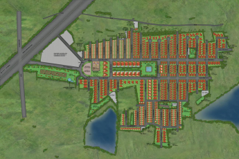 Master layout of Jains Villa Vivianaa in Electronic City, Bangalore