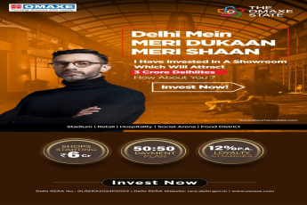 Invest in The Omaxe State, Delhi - Shops Starting ?6 Cr