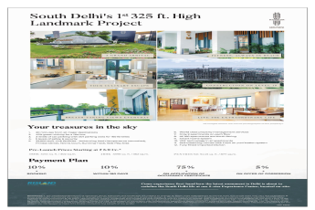 South Delhi 1st 325 ft. high landmark project at Risland Sky Mansion
