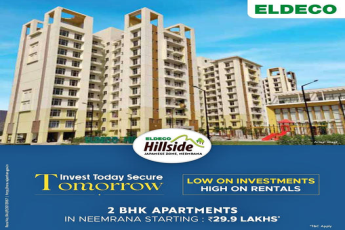 Eldeco Hillside: Affordable Luxury with 2 BHK Apartments in Neemrana's Japanese Zone