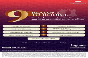 9 Reasons to book a home at  Shapoorji Pallonji Joyville in Gurgaon