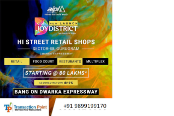 AIPL Joy District: Revolutionizing Retail with High Street Shops in Sector-88, Gurugram