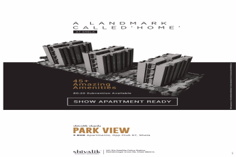 Show apartment ready at Shivalik Park View in Ahmedabad