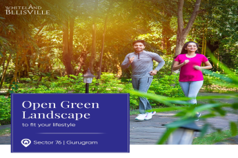 Open green landscape to fit your lifestyle at Whiteland Blissville in Sector 76, Gurgaon