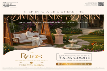 Discover Lavish Living at The Raas, 4 BHK Heritage Villas at Vrindavan Global - Starting at ₹4.75 Crore