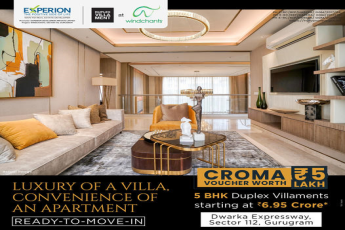 Launching luxurious 5 BHK Duplex Villaments at Experion Windchants, Gurgaon