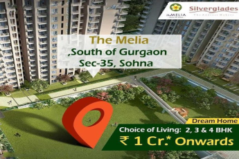 Choice of living 2, 3 and 4 BHK home Rs 1 Cr onwards at Silverglades The Melia, South of Gurgaon